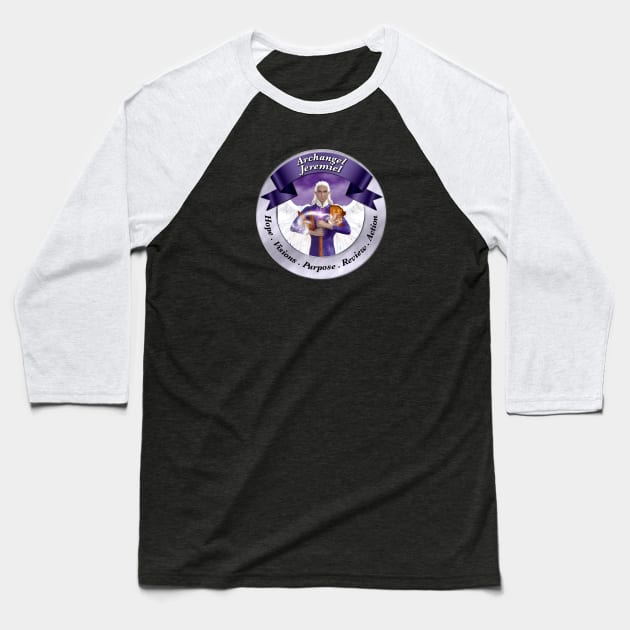 Archangel Jeremiel Baseball T-Shirt by More Than Charms